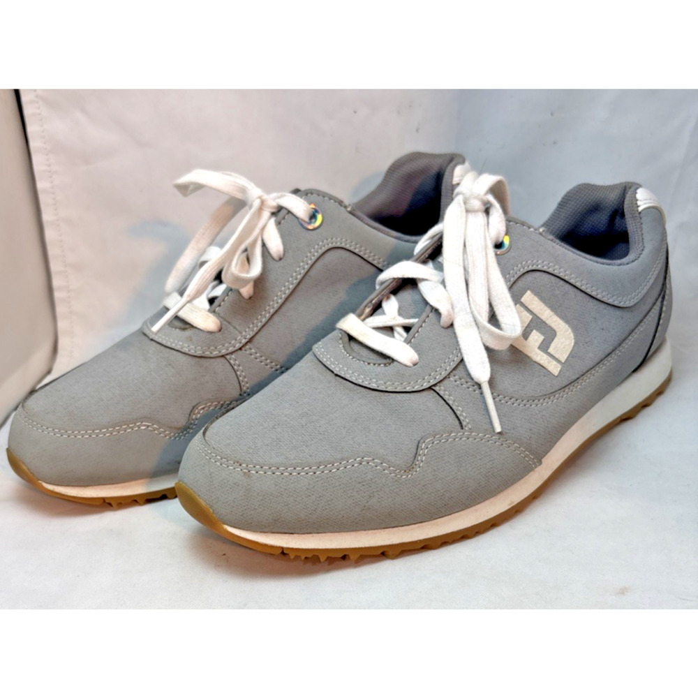 FootJoy Sport Retro Spikeless Golf Shoes Women's Size 9 M Gray White 92385